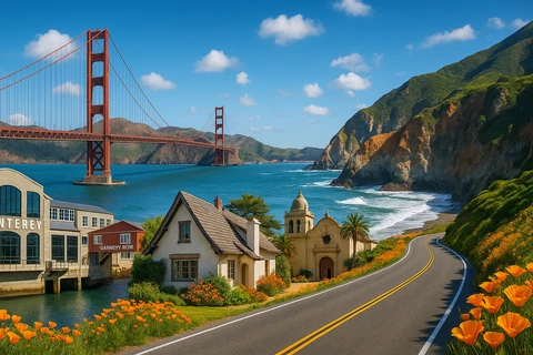 7-Day California Coast Road Trip – San Francisco to Los Angeles Epic Drive